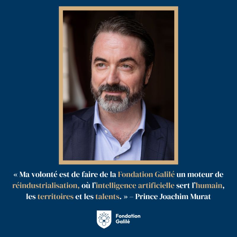 Joachim Murat, Président de la Fondation Galilé